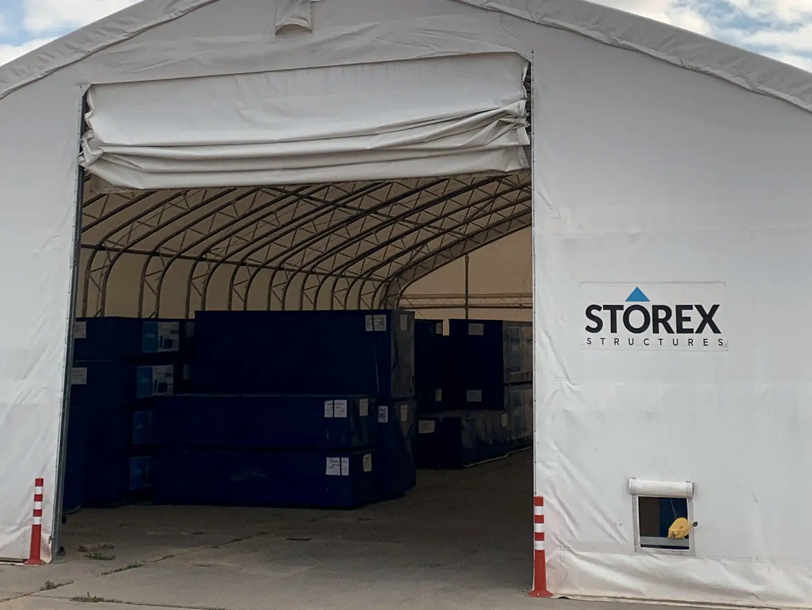Carpa Storex: almacén de temporada